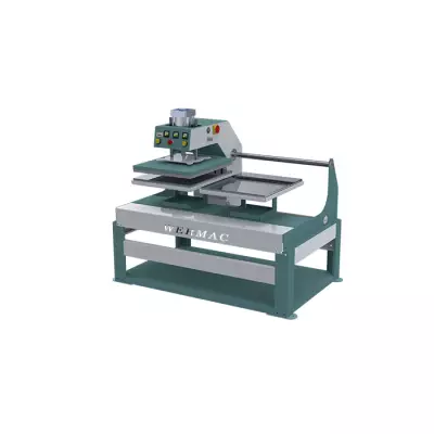 WERMAC H505 50x70 cm Pnömatik Alt ve Üst Isıtmalı Transfer Baskı Presi - 1